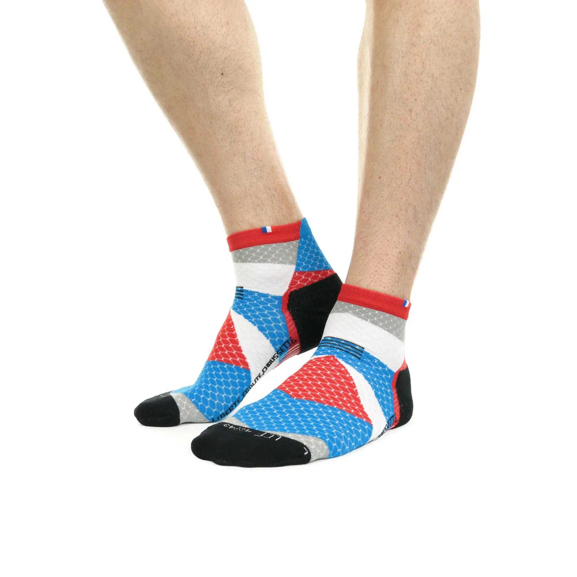CHAUSSETTES DE RUNNING RENFORTS EN FIL D'ARGENT - FRACTAL 2/5
