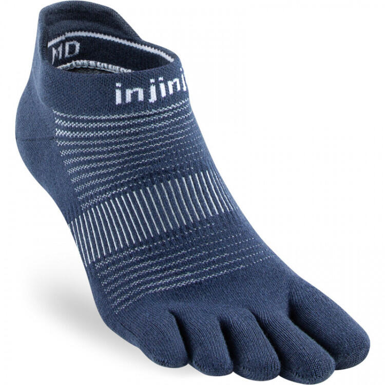 Injinji - Chaussettes À Orteils De Running Run Original Weight No-show Unisexe - Chaussettes - Bleu - Decathlon