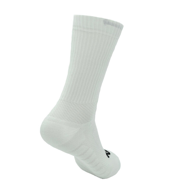 CHAUSSETTES RUNNING #COMPETICION mixte - KAMUABU coloris BLANC 23cm 1 fil