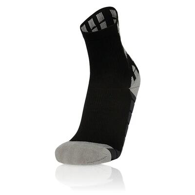 Loopsokken - hardlopen - unisex - offroad - gepolsterd - fluogeel/wit