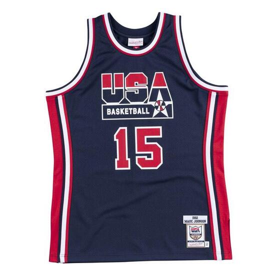 Maglia autentica Team USA Magic Johnson