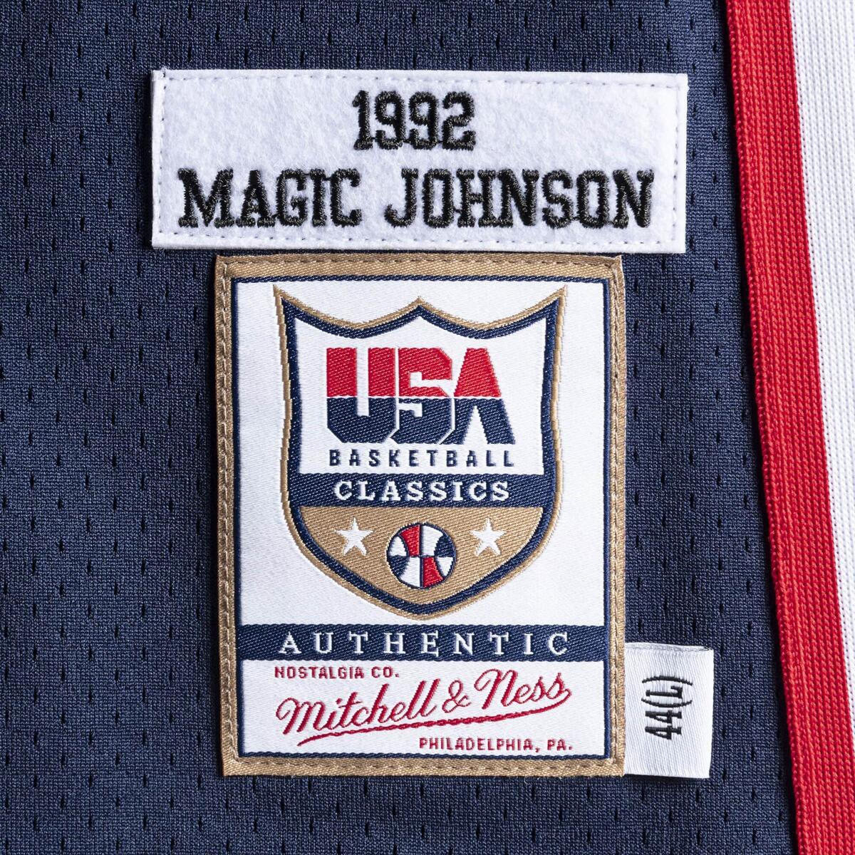 Maglia autentica Team USA Magic Johnson 3/3