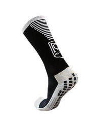 Chaussette antidérapante noir football