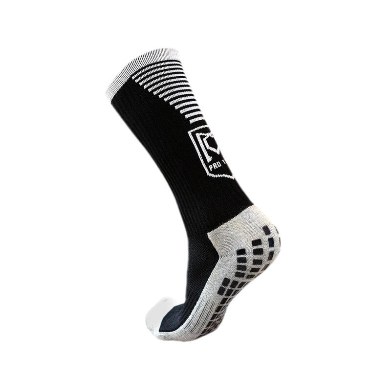 Chaussette antidérapante noir football