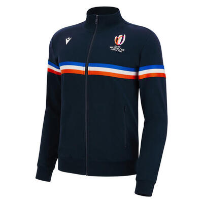 Sweater met volledige rits macron rwc 2022/23 frankrijk