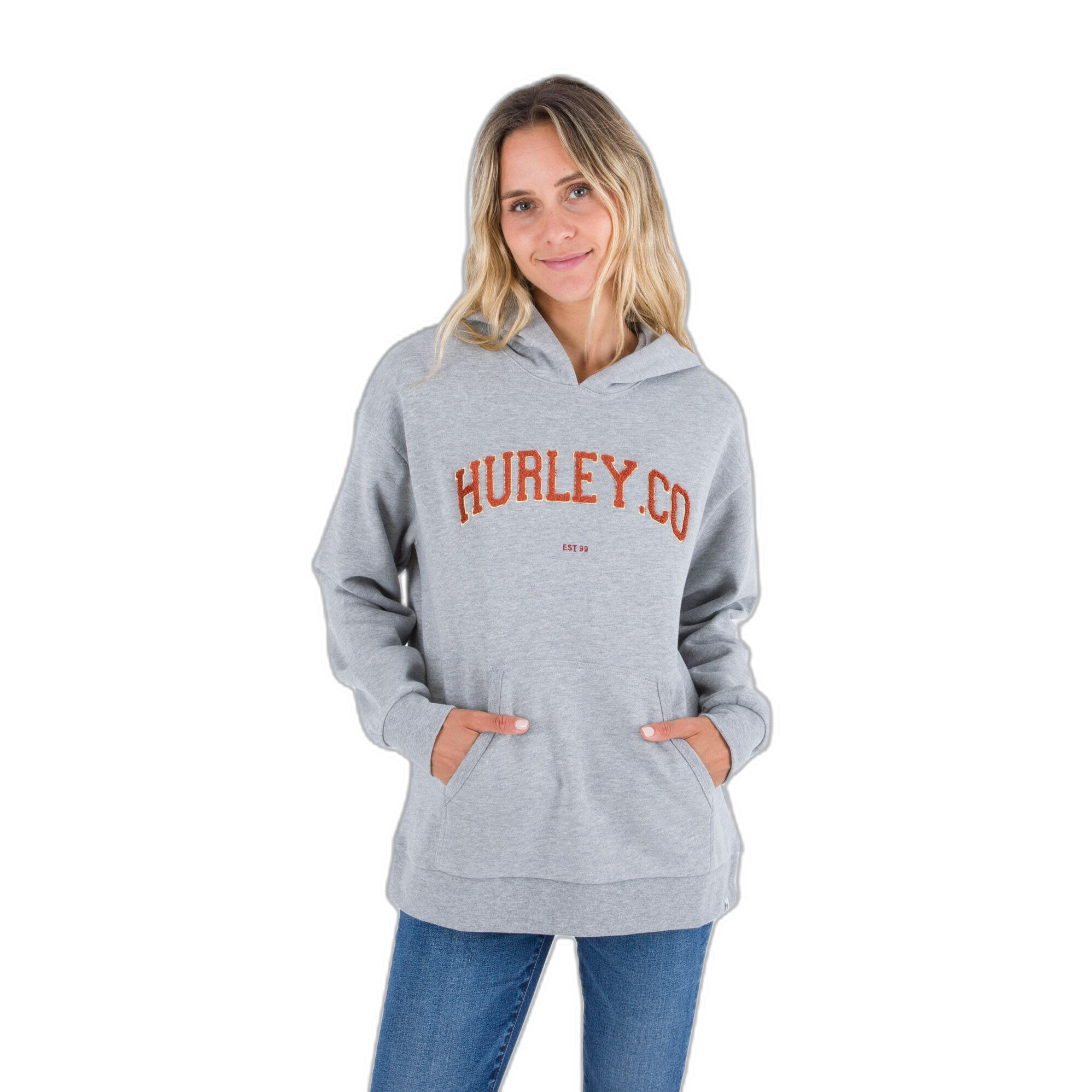 Kapuzenpullover, Damen Hurley Os University 2/5