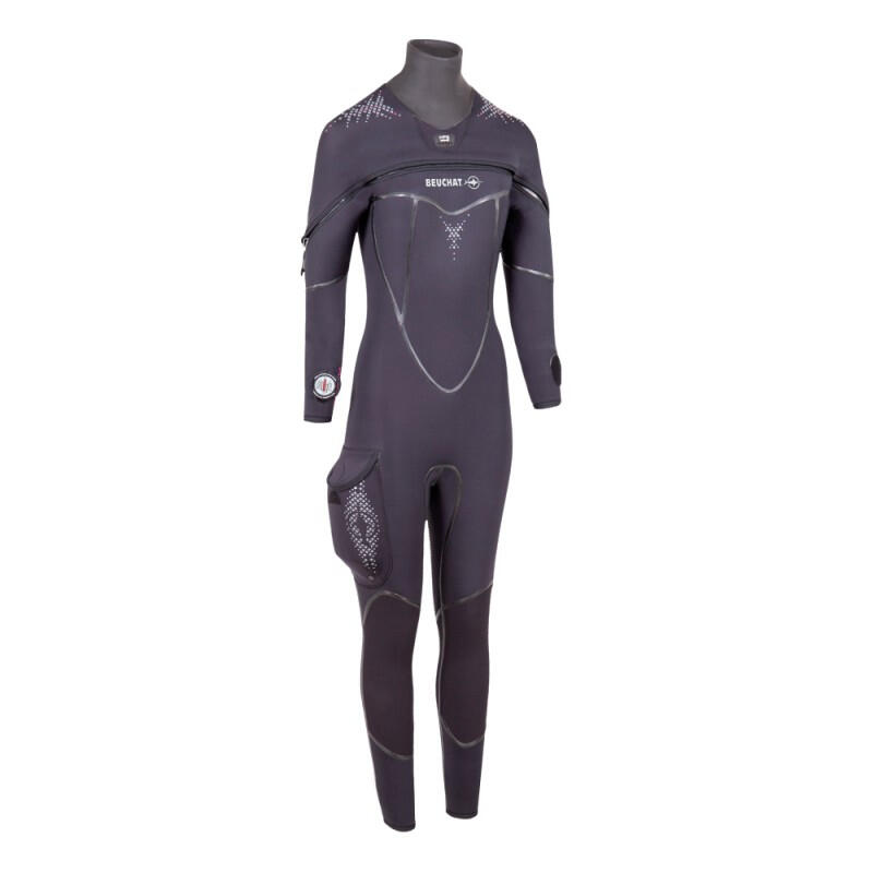 Beuchat - Semi-dry X-trem Femme - Combinaison Néoprène - Noir - 38 S - Decathlon
