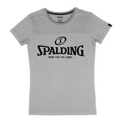 T-shirt femme - basketball Essential Logo GRIS CLAIR