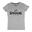 T-shirt femme - basketball Essential Logo GRIS CLAIR