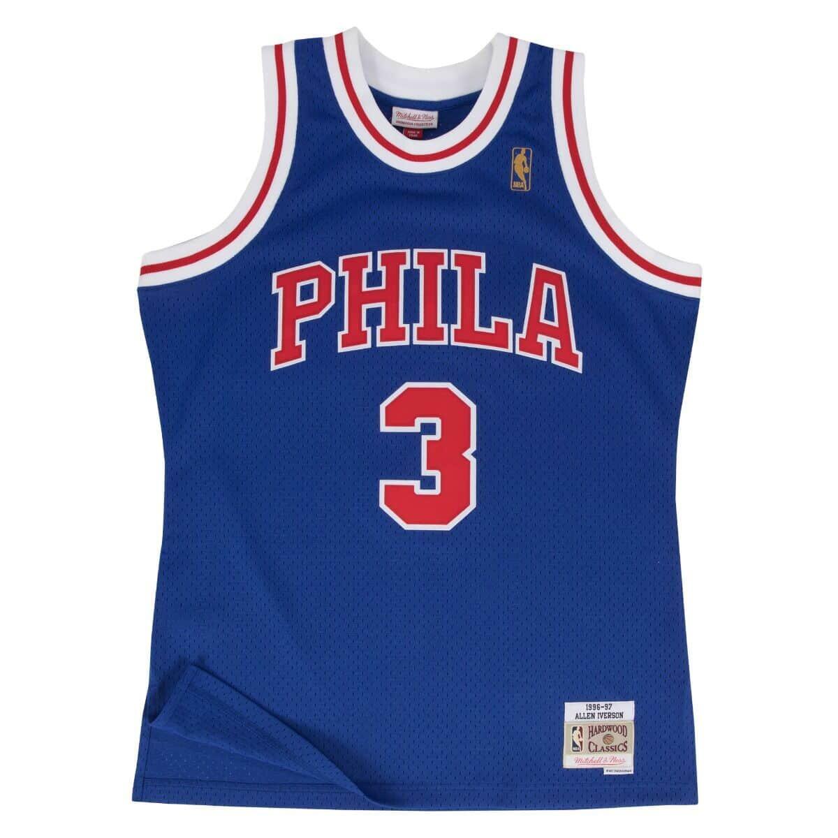 MITCHELL & NESS NBA Philadelphia 76ers Jersey Allen Iverson