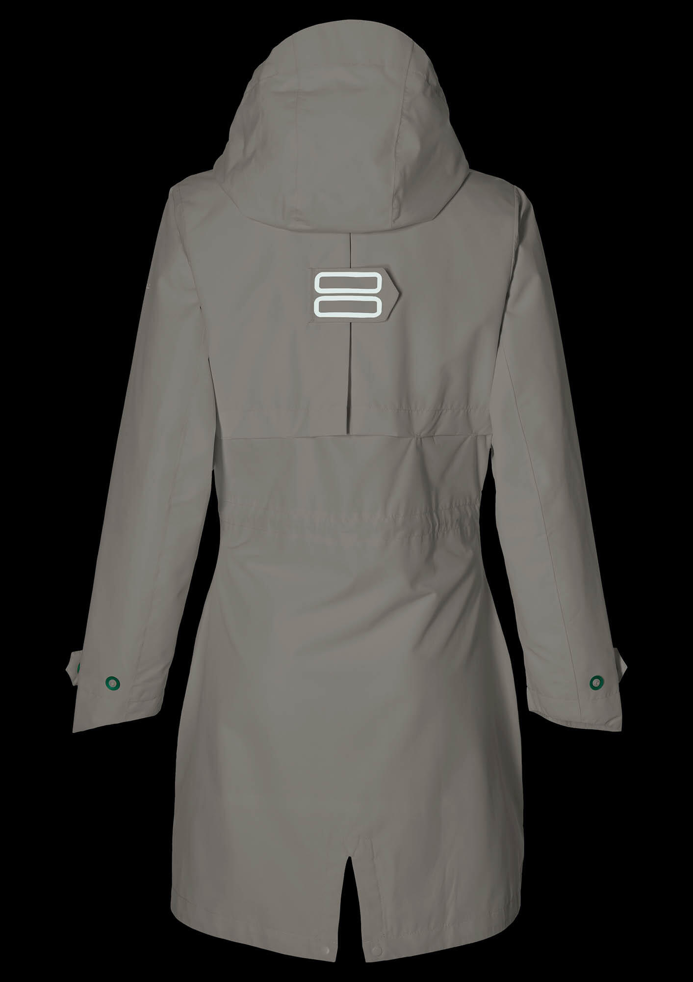 Parka da pioggia per bicicletta Mosse Signore bianco 5/6