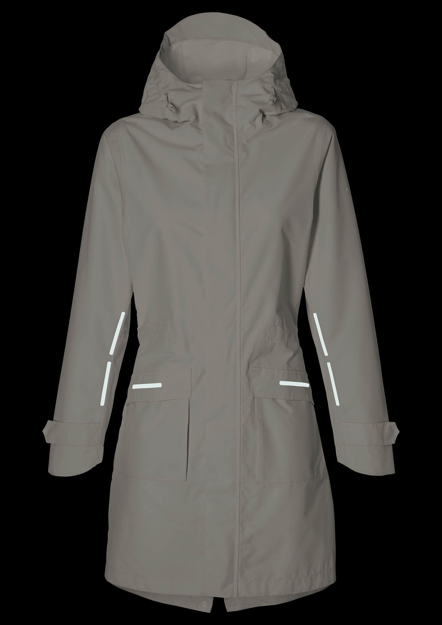 Parka da pioggia per bicicletta Mosse Signore bianco 4/6