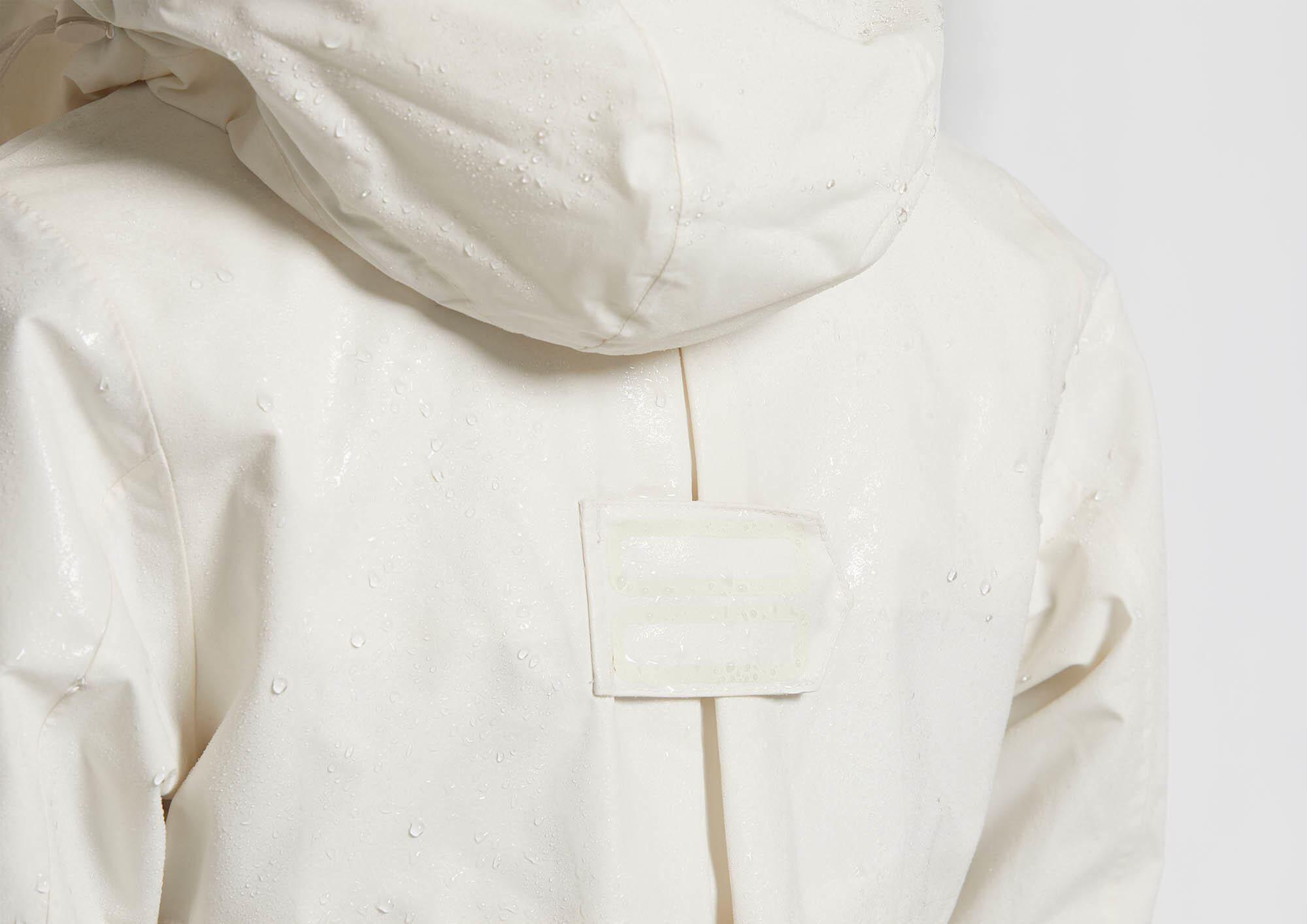 Parka da pioggia per bicicletta Mosse Signore bianco 6/6