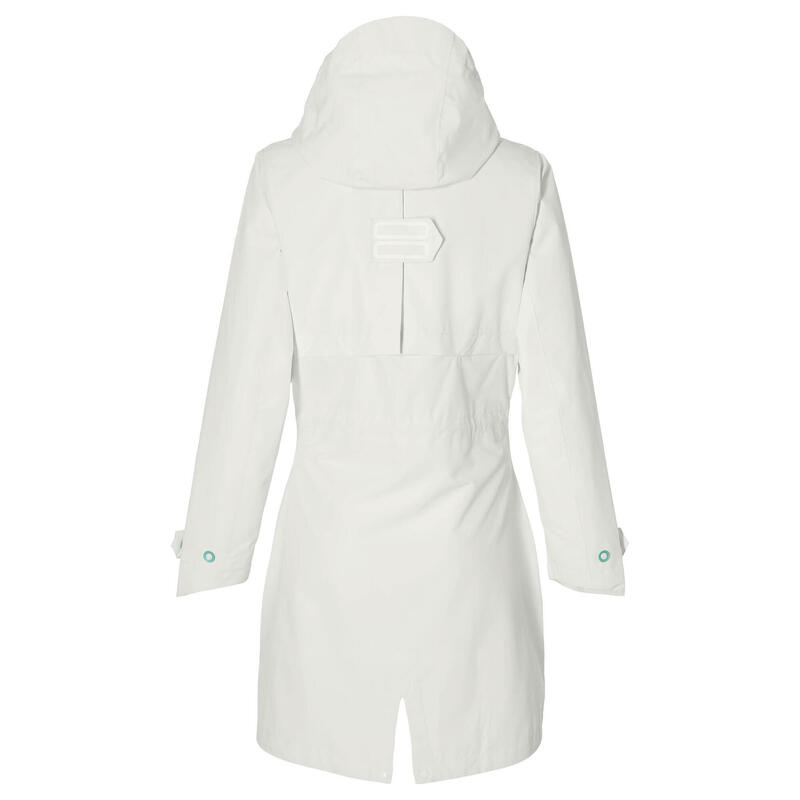 BASIL Parka de pluie pour vélo Mosse Femme blanc