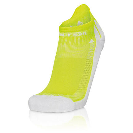 Macron Offroad chaussettes de course - Jaune fluo / Blanc