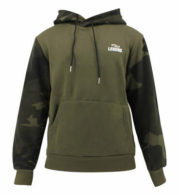 Hoodie dames/heren army camo fleece fitness en hardlopen