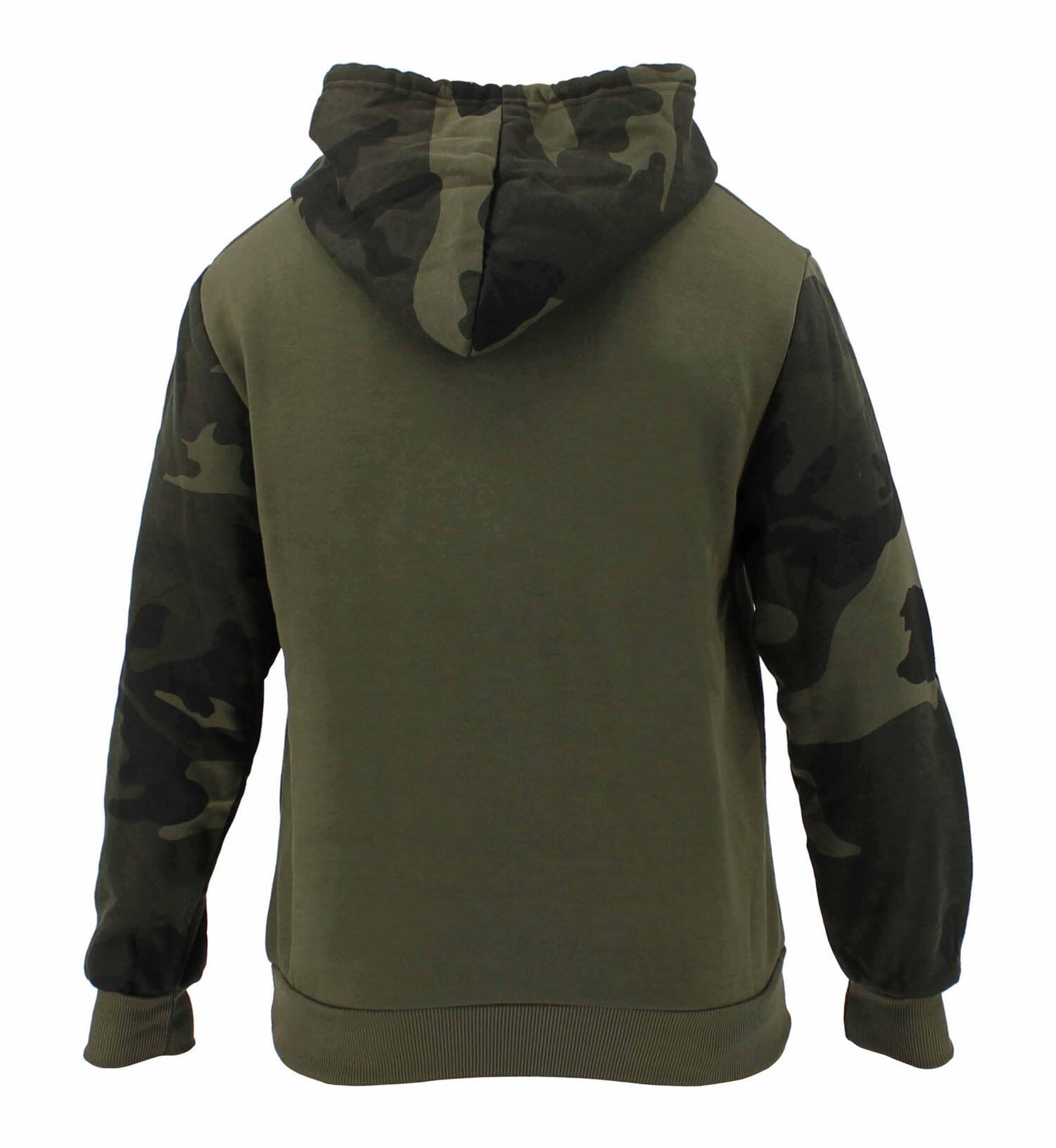 Hoodie dames/heren  Army Camo fleece Fitness en Hardlopen 3/5