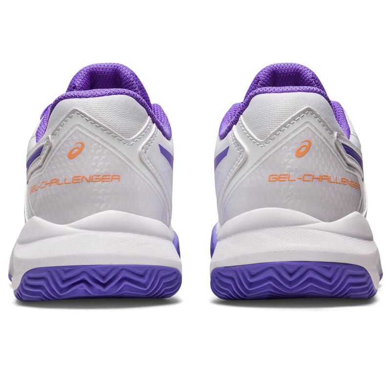 Asics Gel-challenger 13 Clay Blanco Y Morado Mujer 1042a165-104