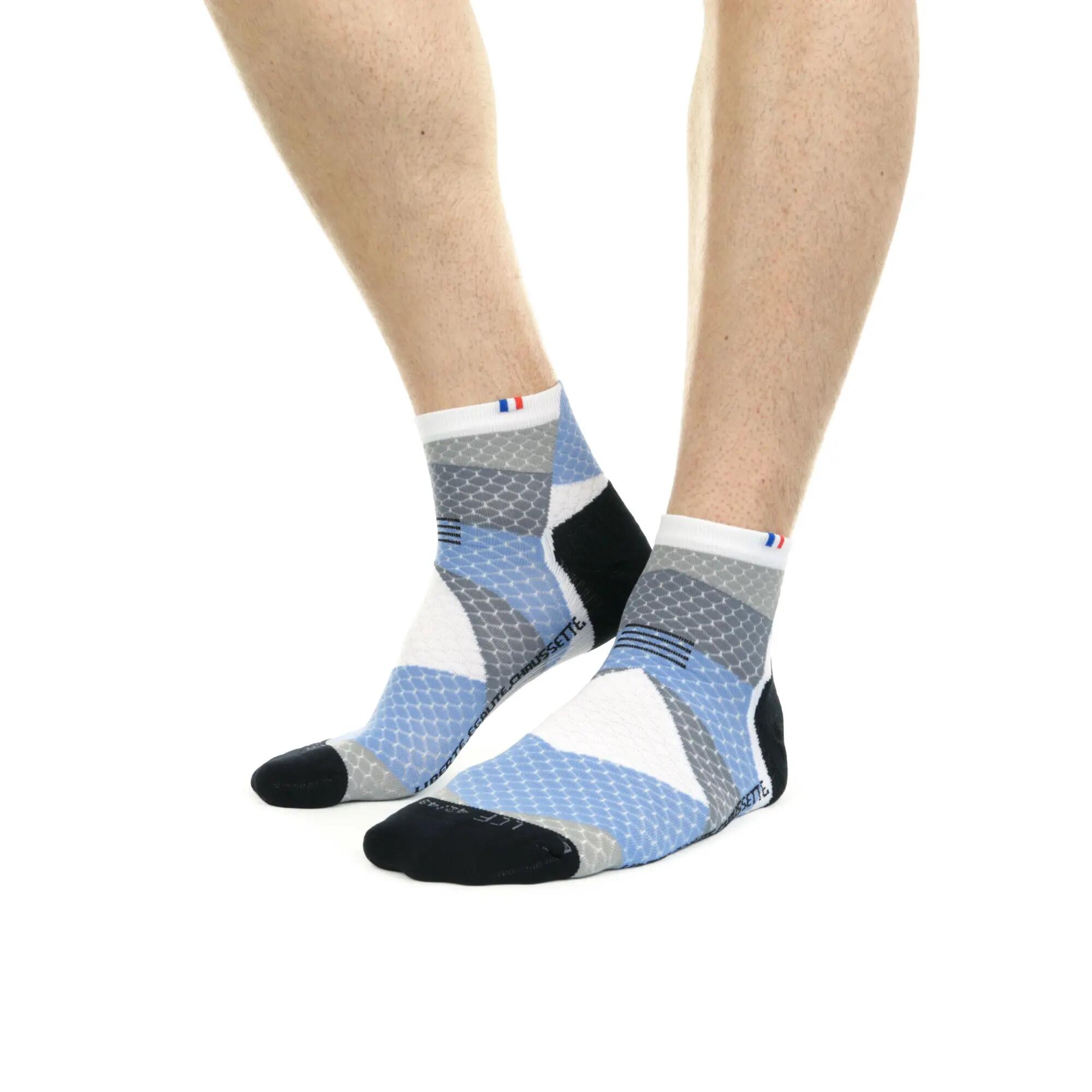 CHAUSSETTES DE RUNNING RENFORTS EN FIL D'ARGENT - FRACTAL 2/5