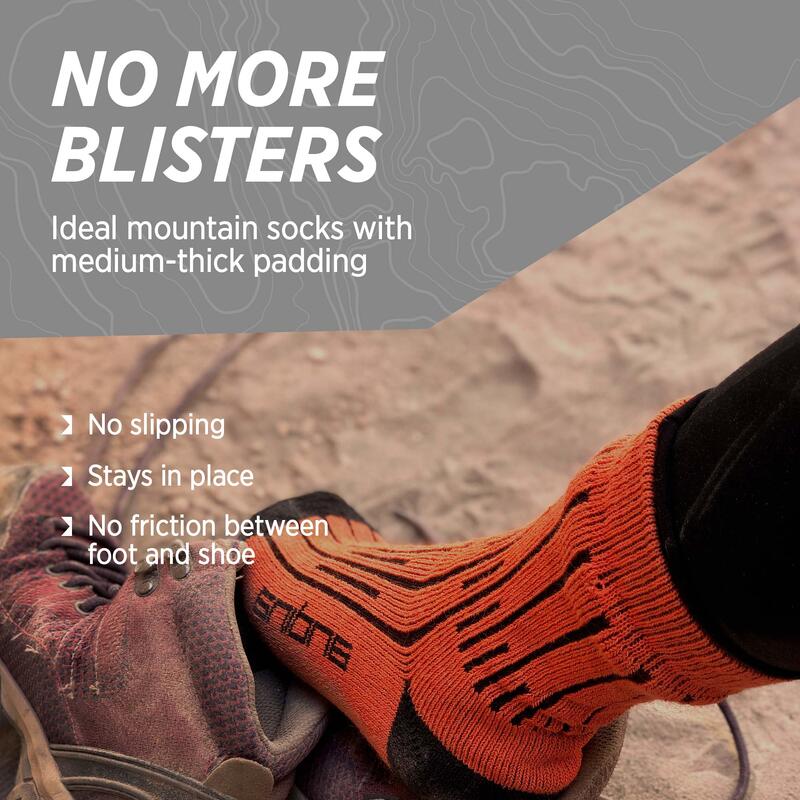 Alpaga Mérinos Chaussettes randonnée MONTANA avec fort rembourrage d'alpinisme