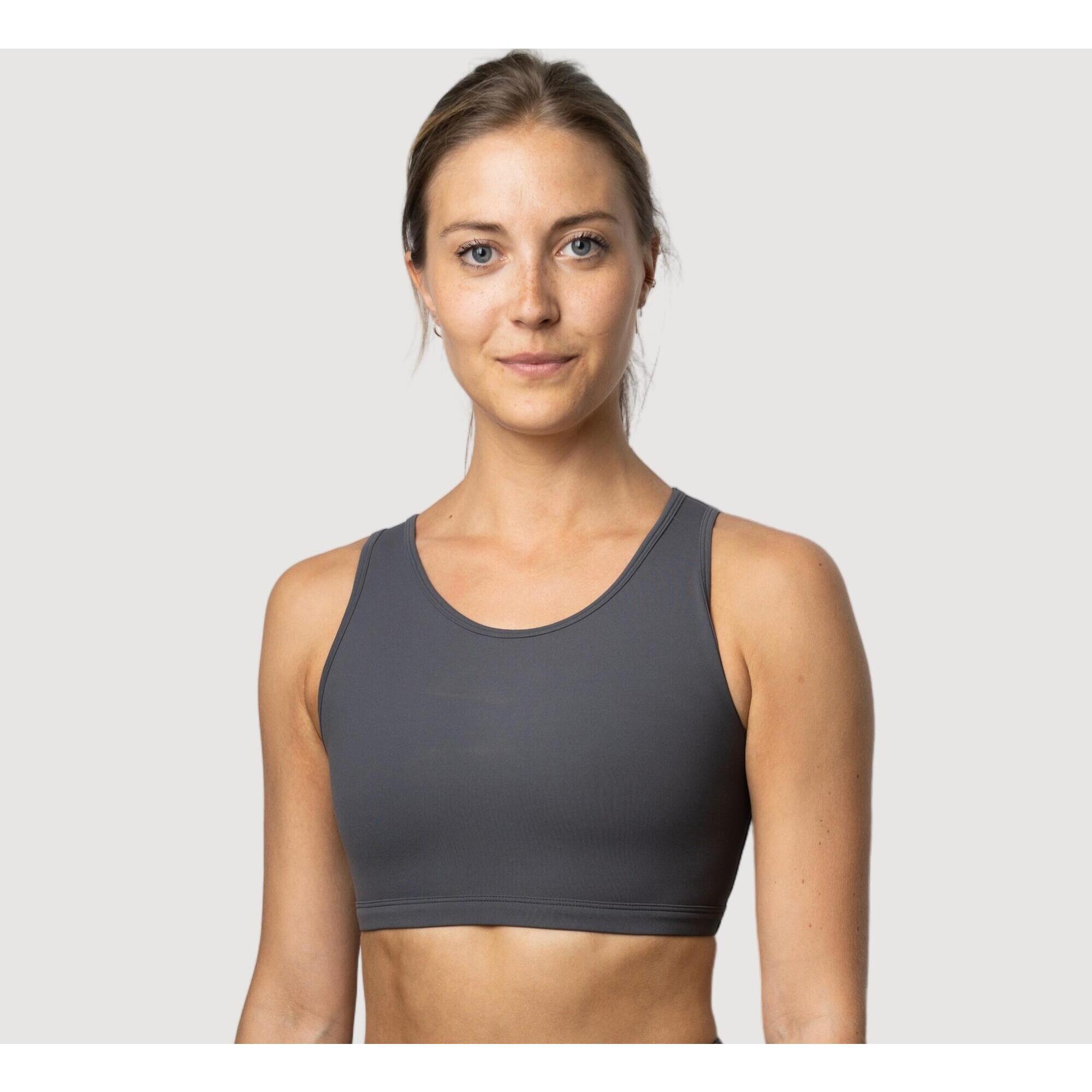 Les Actives Paris - La Brassière Irréprochable Anthracite. - Brassière - Gris|marron - 48 Xl - Decathlon