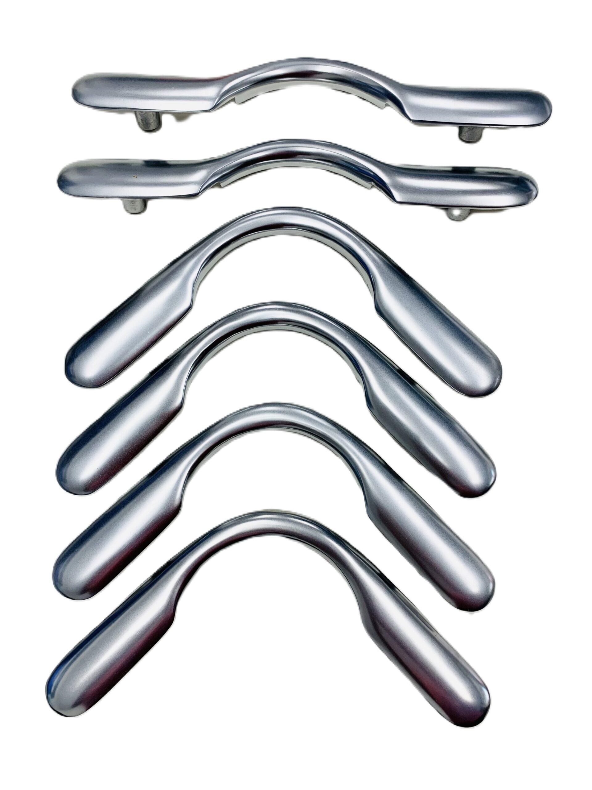 Quality Solid Pool Snooker Table Satin Chrome Pocket Brackets Heavy Boss Round