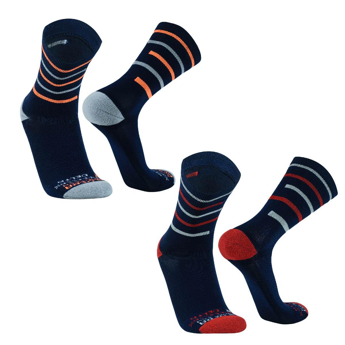 SILVERA NANOTECH Sportsocken Kompression Laufen Trail Radfahren Marathon Tennis Padel Wandern