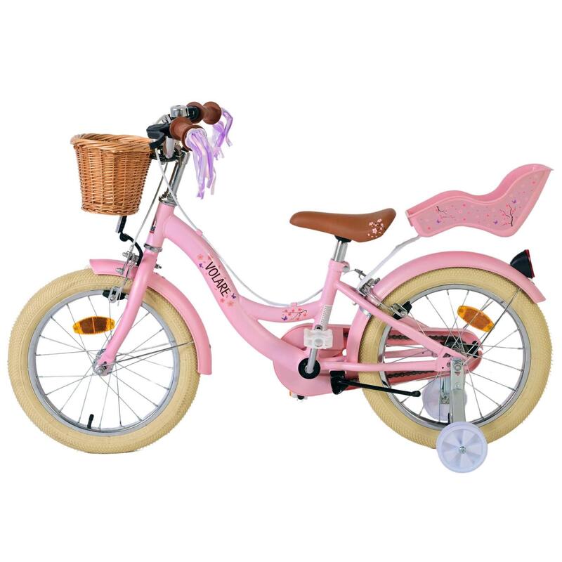 Kinderfahrrad 16 Zoll Volares Blossom 5-7 Jahre Rosa