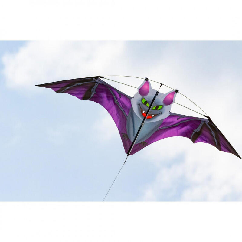 Kindervlieger HQ Dark Fang Bat Kite 100035 Zwart 117 x 47 cm + 100 cm staart 5/6
