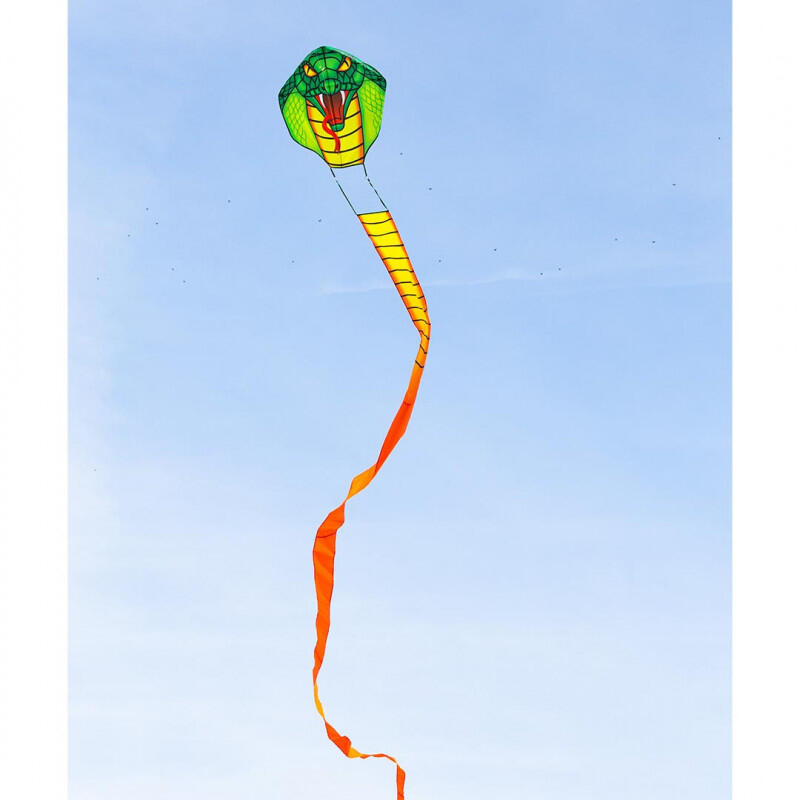 Kindervlieger HQ Emerald Cobra Kite 1000 cm 102199 Groen 67 x 50 cm 3/5
