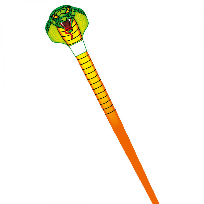 Children's kite HQ Emerald Cobra Kite 1000 cm 102199 Green 67 x 50 cm