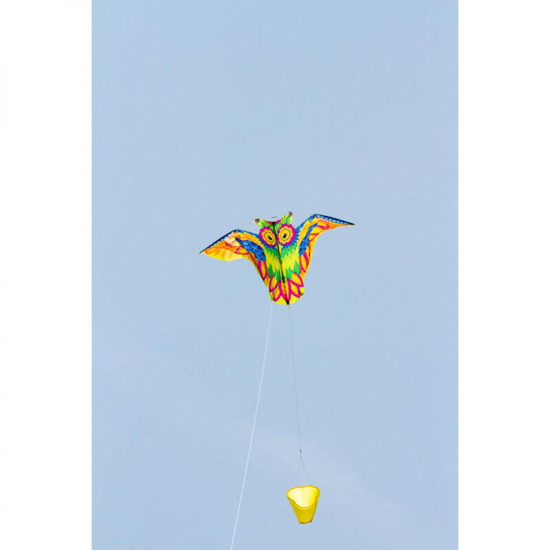 Pipa infantil HQ Flashy Owl Kite 102197 Verde 113 x 50 cm 2/6