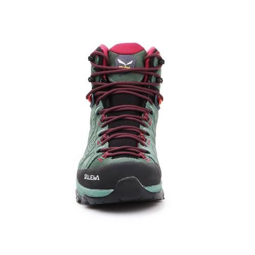 Buty trekkingowe damskie Salewa WS Alp Trainer 2 Mid Gtx czarne,zielone