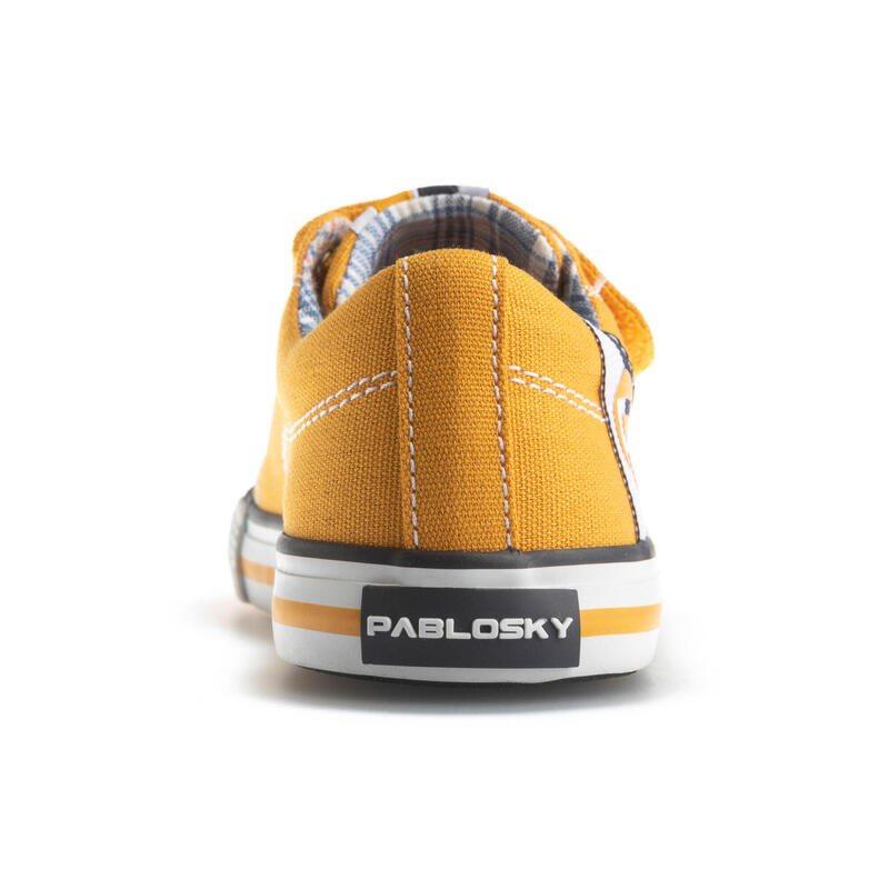 Zapatillas de Marcha deportiva de Tejido de Niño PABLOSKY en Amarillo