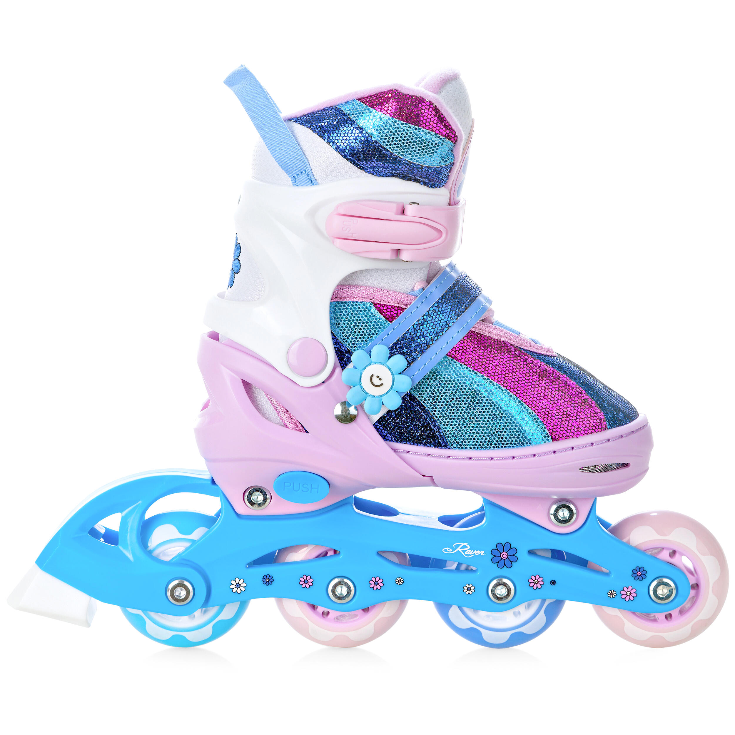 Kolečkové brusle 3v1 Raven Senia 2/7