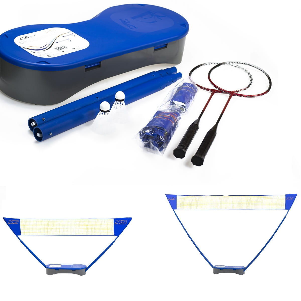 Nils - Filet De Badminton Nils Zsb2 - Raquette De Badminton - Bleu - Taille Unique - Decathlon