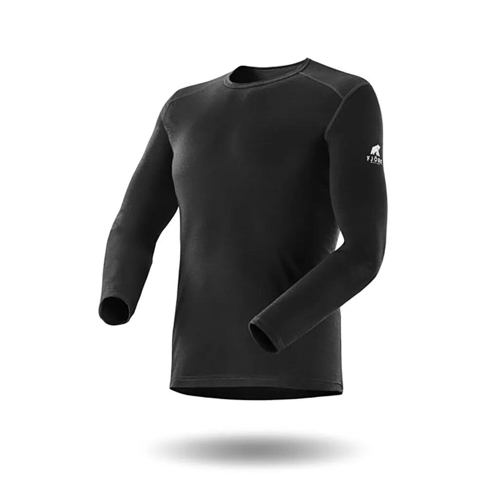FJORK MERINO Heren T-shirt van merinowol met lange mouwen - Finn 140
