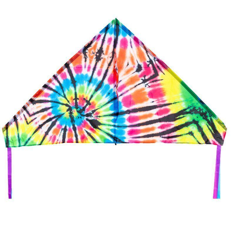 HQ Aquilone per bambini HQ Delta Tie Dye 140 cm 106121 Arcobaleno 140 x 75 cm