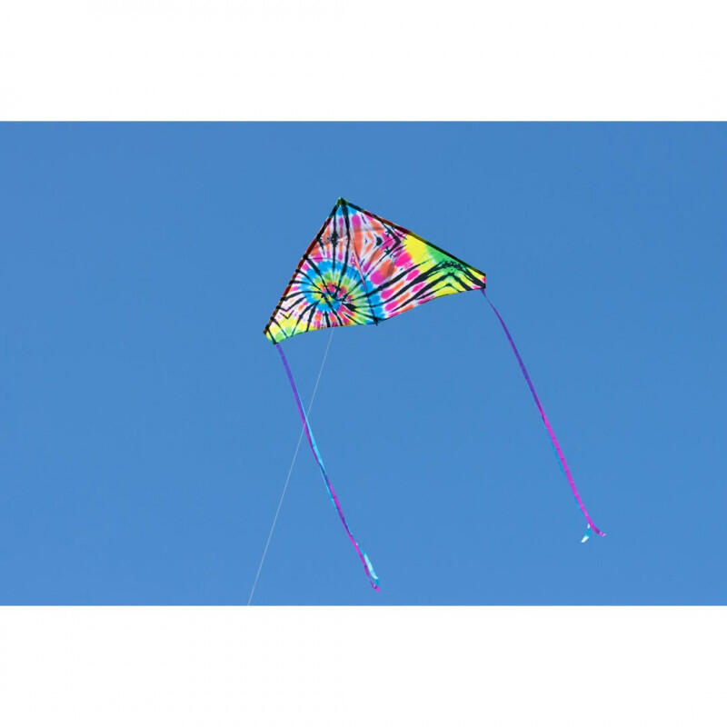 Kinderdrachen HQ Delta Tie Dye 140 cm 106121 Regenbogen 140 x 75 cm 2/6