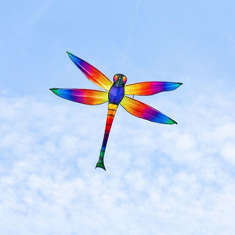 Kinderdrachen HQ Dragonfly Kite 105105 Regenbogen 140 x 110 cm 2/3