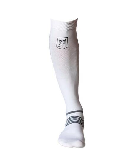 Chaussette de compression blanche