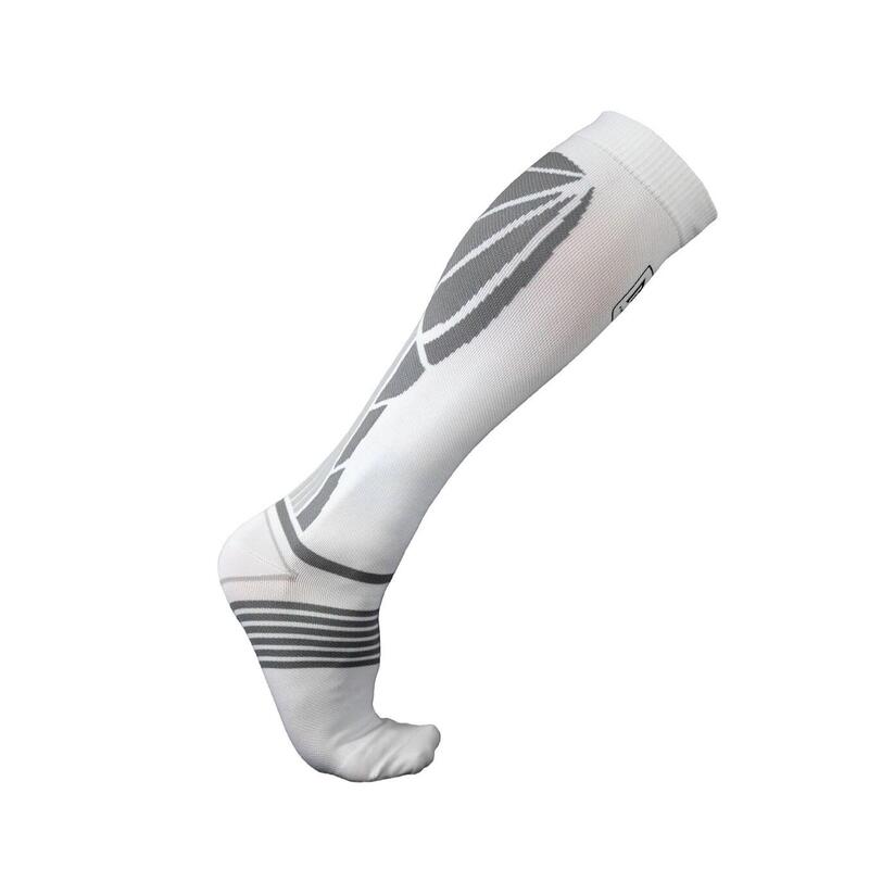 Chaussette de compression blanche
