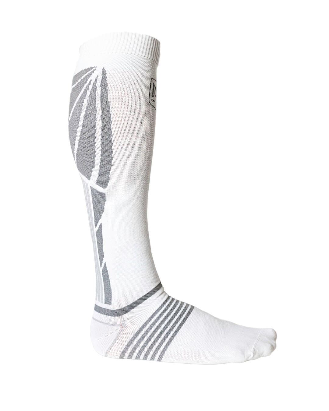 Chaussette de compression blanche 3/5
