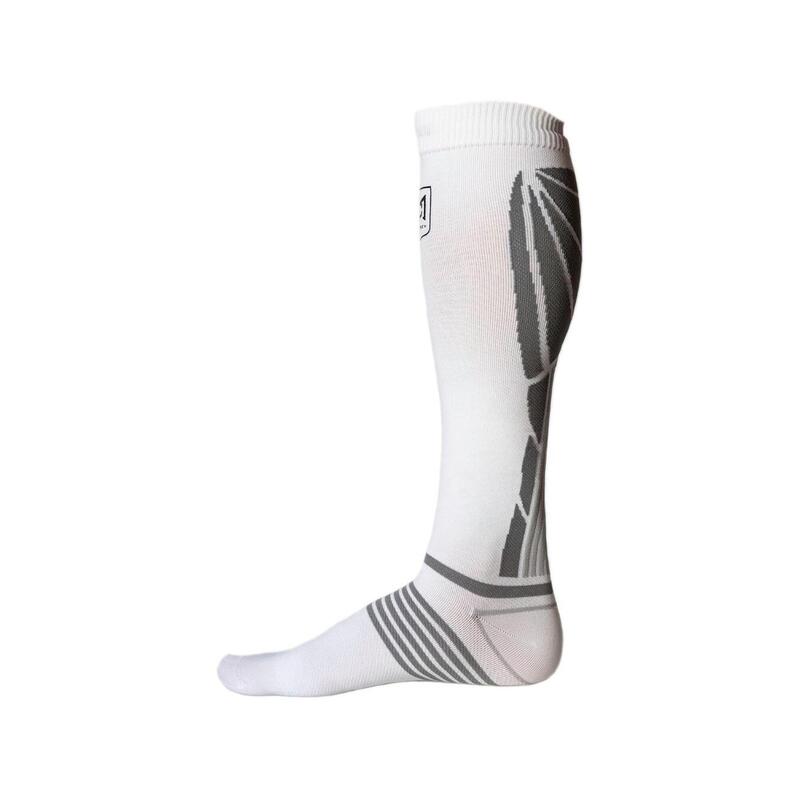 Chaussette de compression blanche