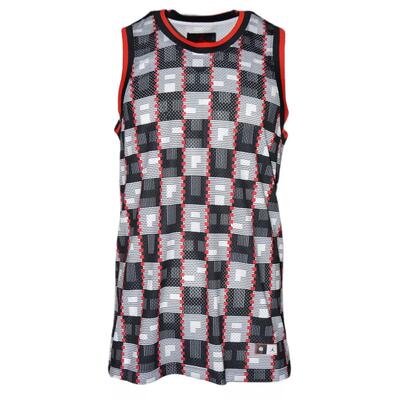 Heren t-shirt quai 54 off court jersey white / university red / white