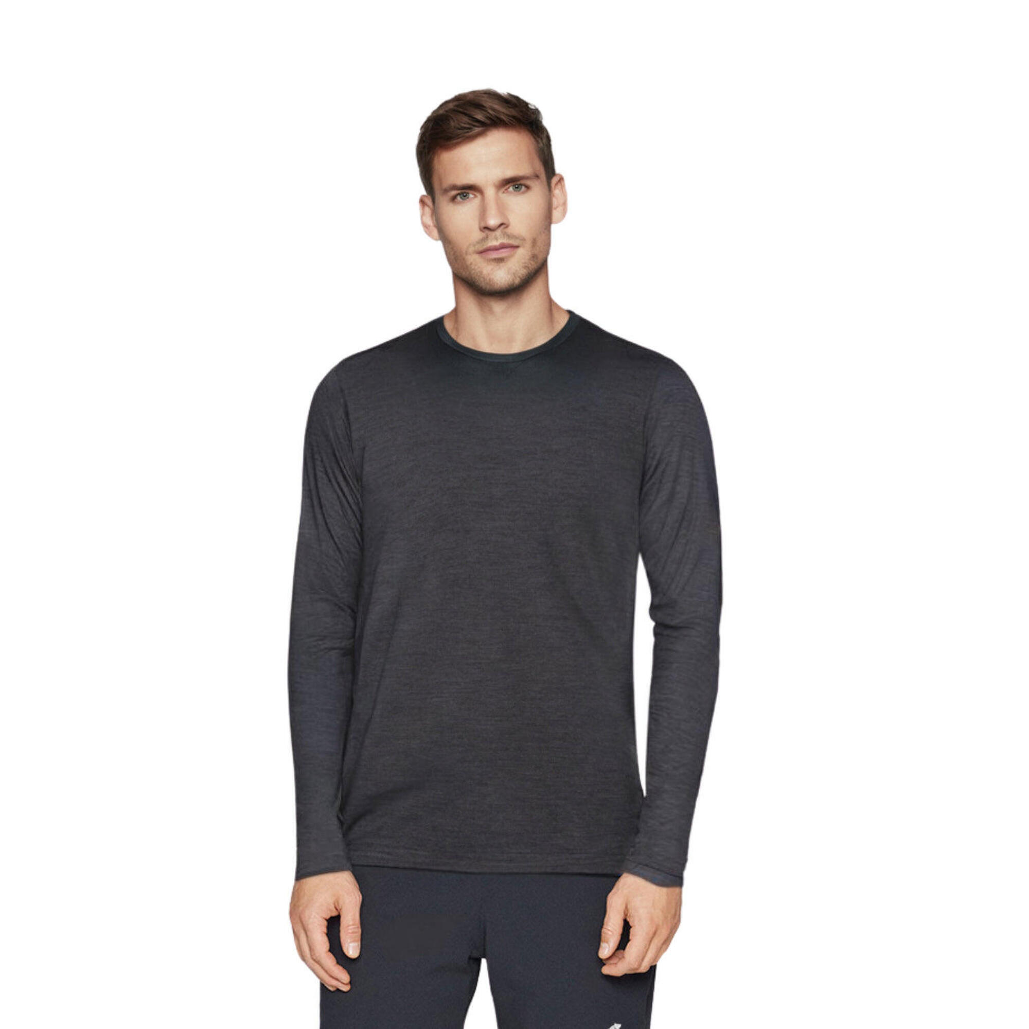 Men's 100% merino wool long-sleeved T-shirt - Finn 210