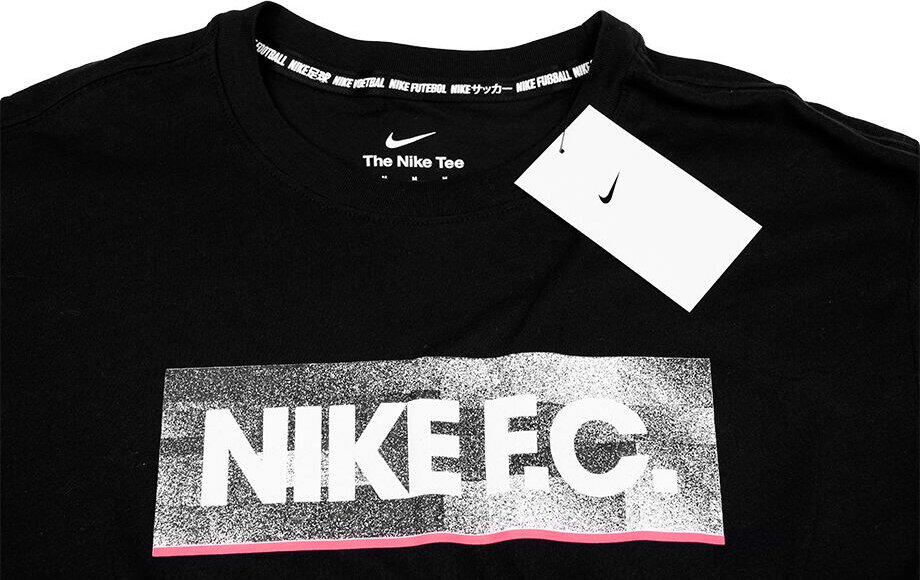 Heren Fc Blok Katoen TShirt (Zwart) 4/5