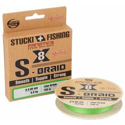 Tresse - Stucki 150m S-BRAID X8 lime green - 0.08mm