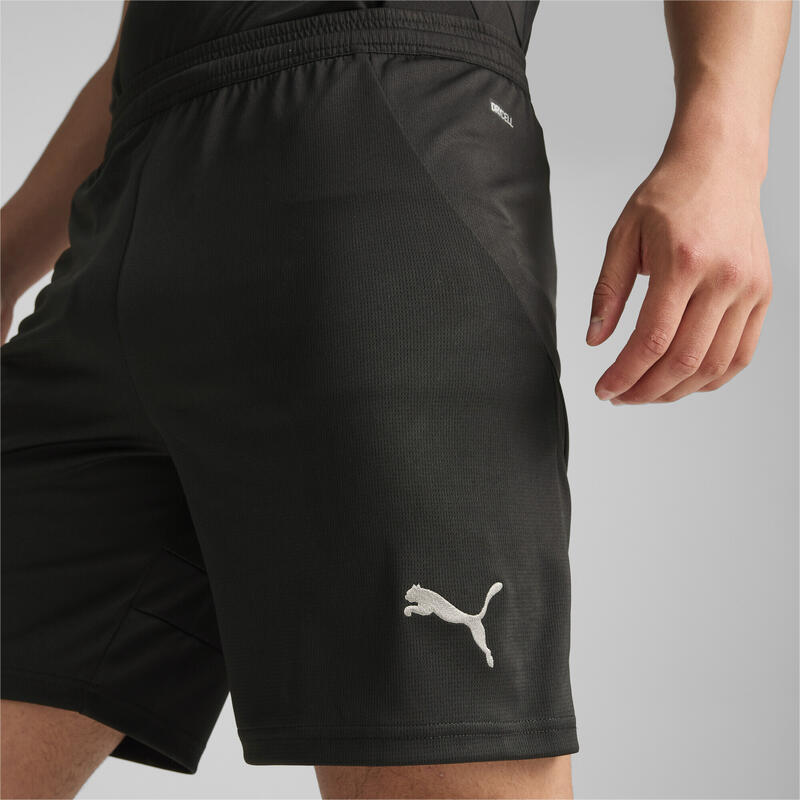 Borussia Mönchengladbach 24/25 short voor heren PUMA Black Aged Silver Gray