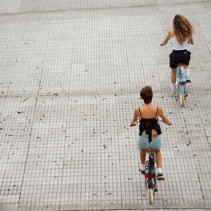 Bicicleta dobrável 6V Bambina Pastel Blue 5/6